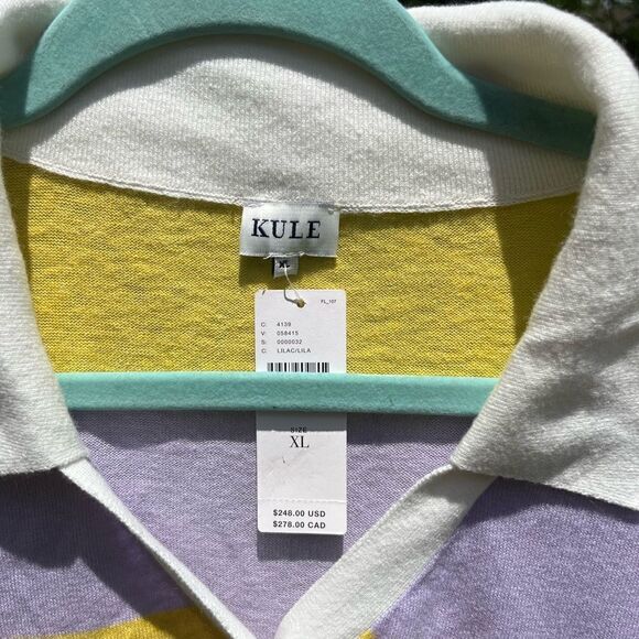 KULE The Buell Polo Sweater NWT - Picture 5 of 8